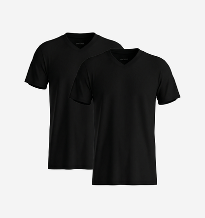 Pack de 2 Col V - Noir